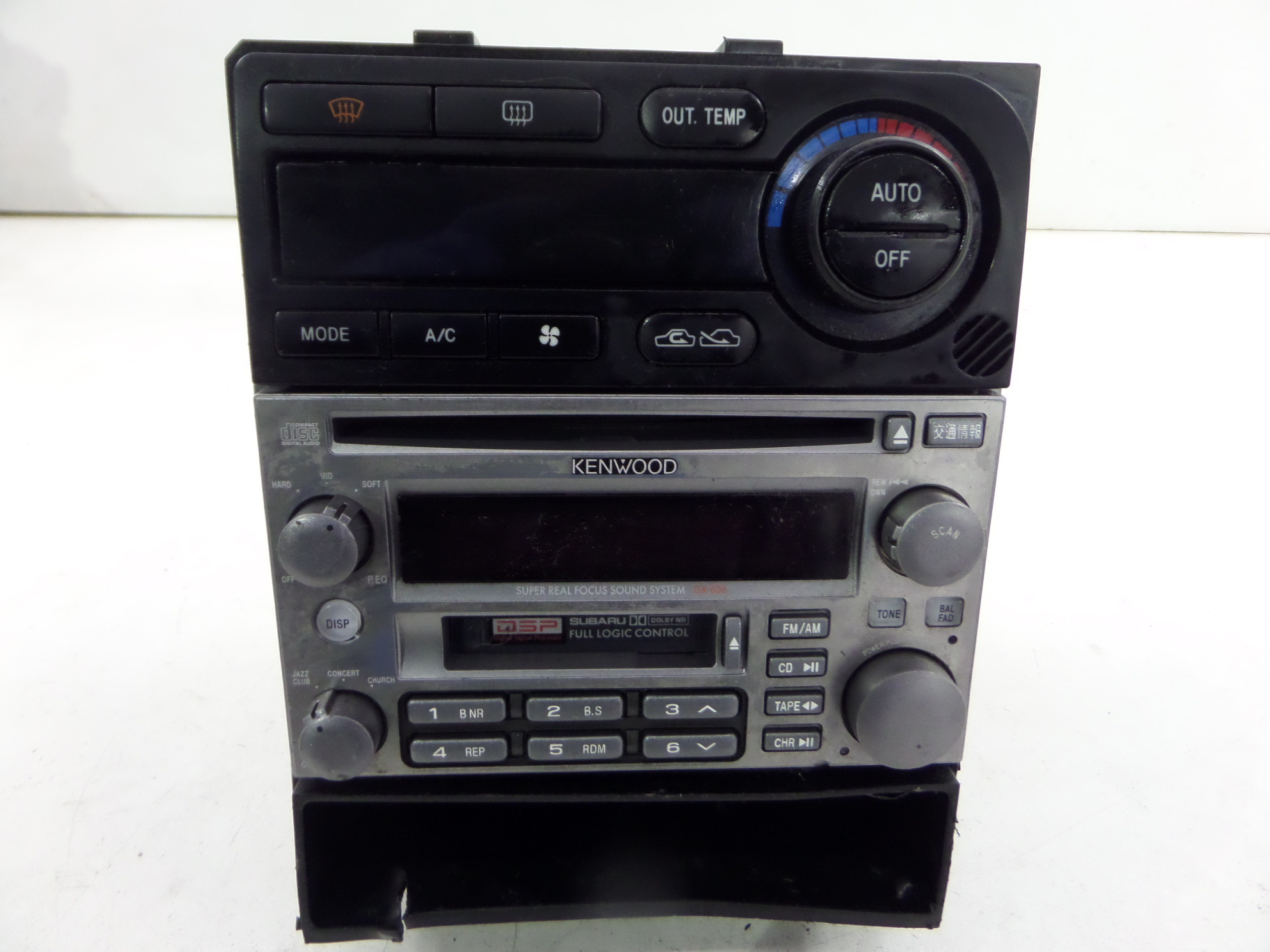 Subaru Legacy B4 RHD JDM Kenwood Stereo Radio Deck BE