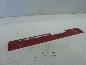 Subaru Impreza STI GrimmSpeed Radiator Cover Trim Red GV 08-14