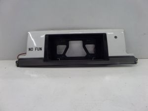 Toyota Supra Rear License Plate End Panel Garnish Trim White MK3 MKIII 86-92