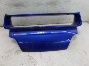 04-07 Subaru Impreza WRX STI Sedan Trunk Lid & Spoiler Rally Blue GD OEM