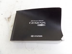 Hyundai Genesis Coupe Owners Manual BK1 10-12 OEM